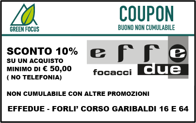 effedue coupon greenfocus